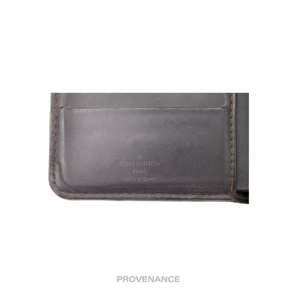 🔴 Louis Vuitton 6CC Bifold Wallet - Utah Brown Leather - Picture 7 of 9